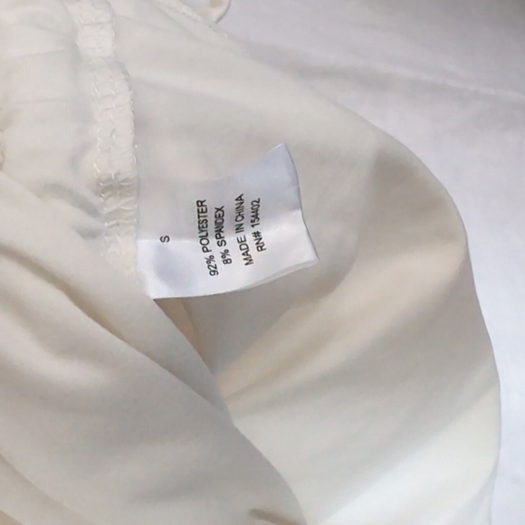 🍉 C+P Bone White Sun Moon Cinched Sides Tee Size Small - Picture 5 of 5